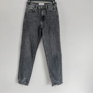 Topshop black mom jeans